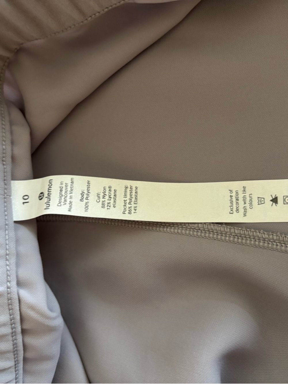 Lululemon on the fly pants with pockets in grey size 10 - Picture 11 of 11